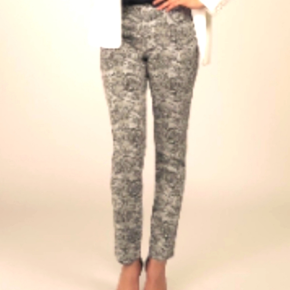 Fabrizio Gianni Stretch Floral Skinny Jeans‎